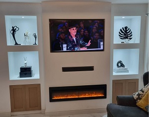 Example of a media wall that we designed and built