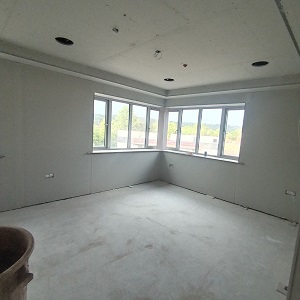 Example of room we have plasterboarded